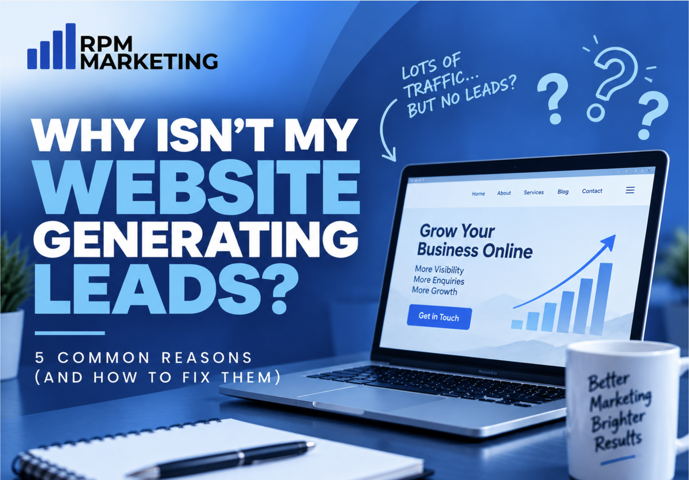 Why Isn't My Website Generating Leads? - Blog Thumbnail